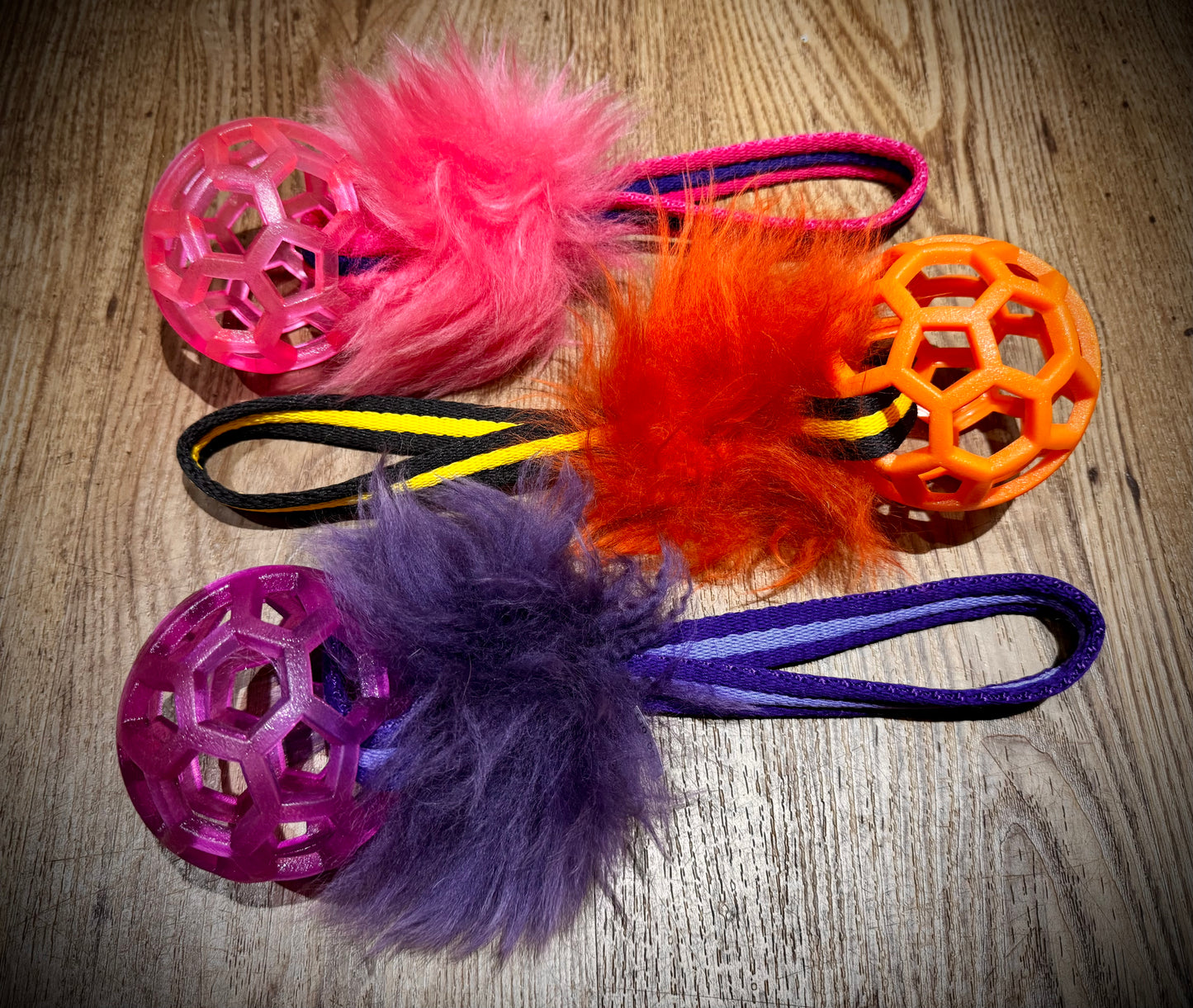 Sheepskin TPR cage ball toy
