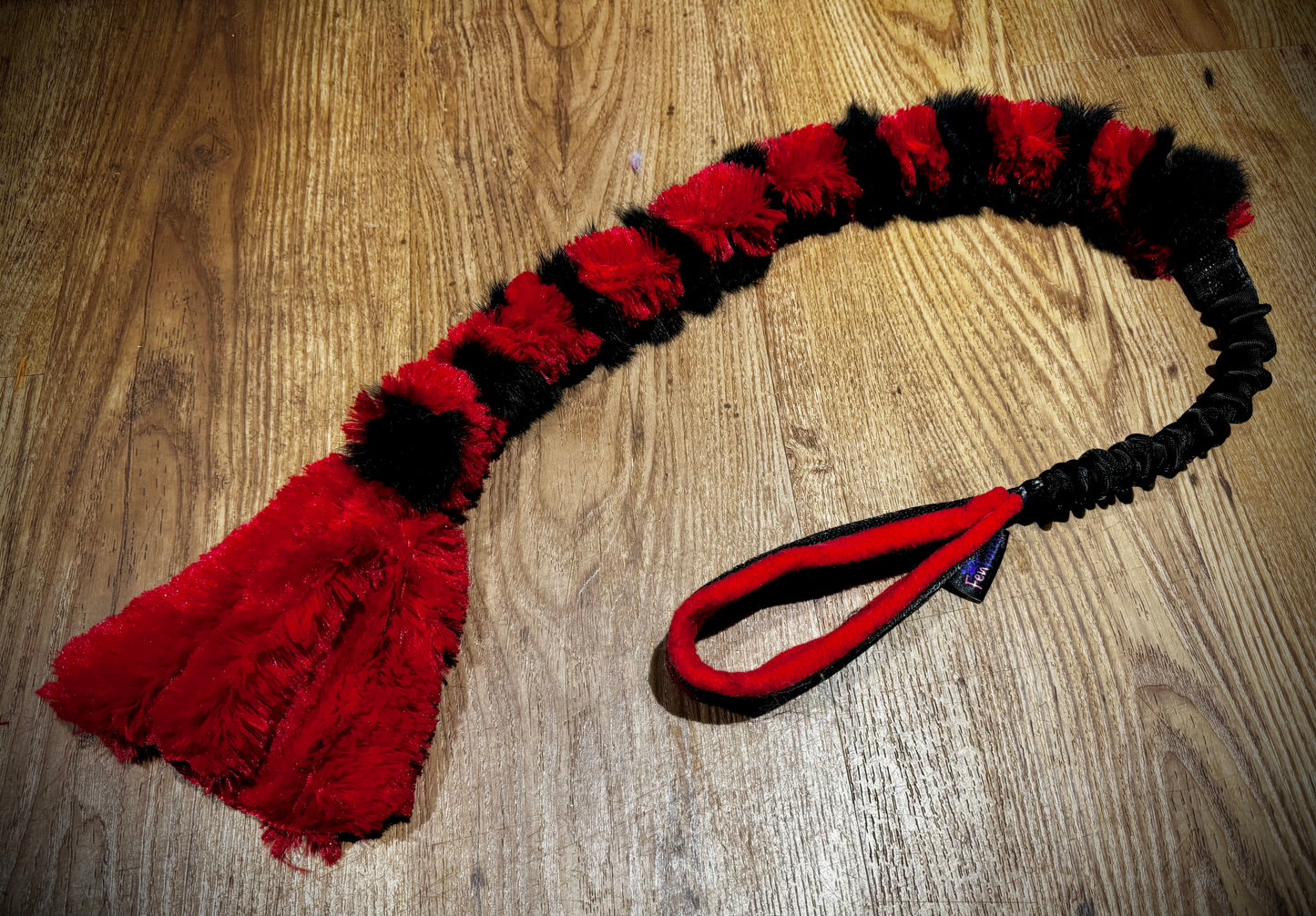 Slimline rabbit minky Plait (BLACK Rabbit)