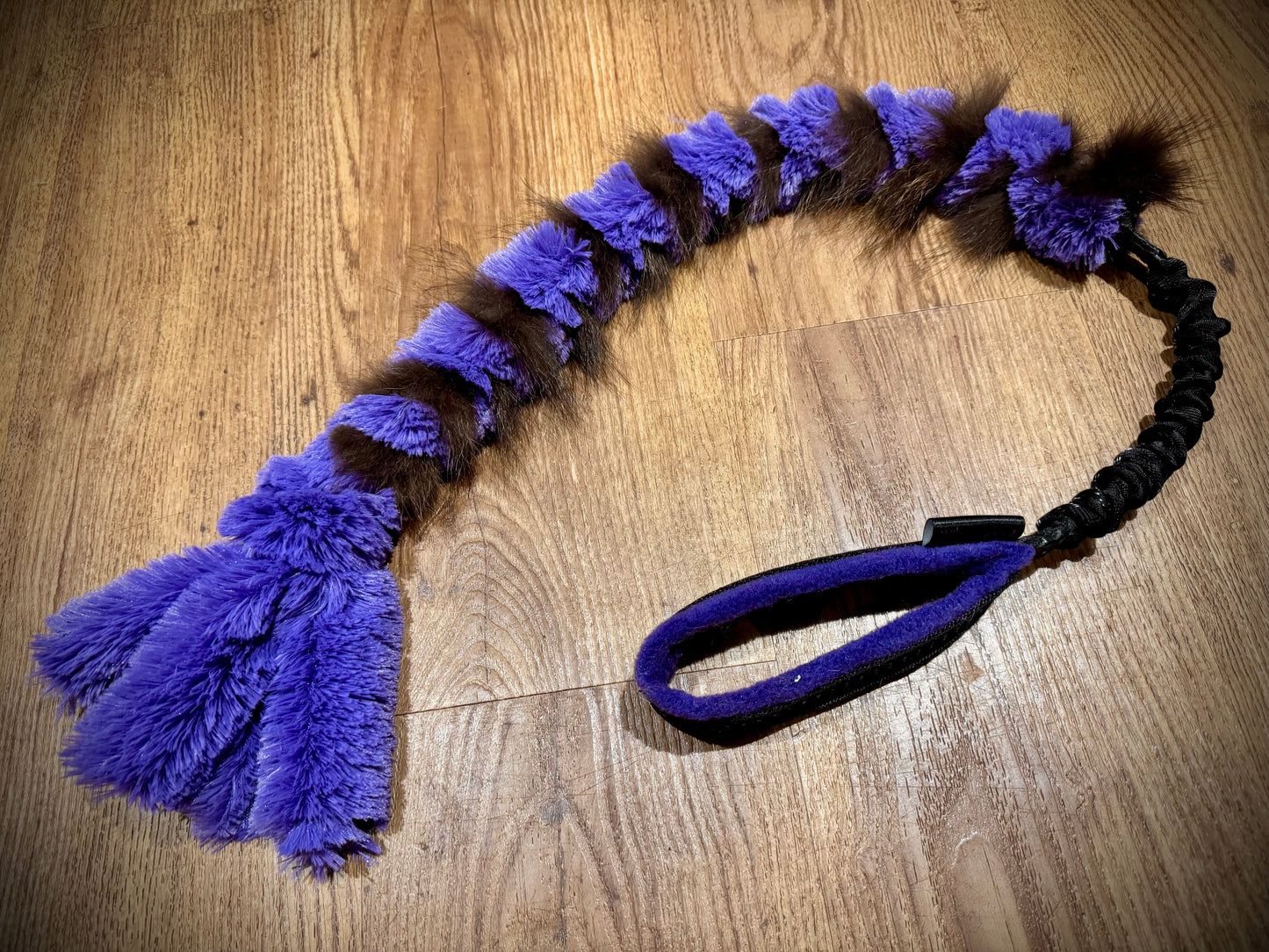 Slimline Raccoon minky plait