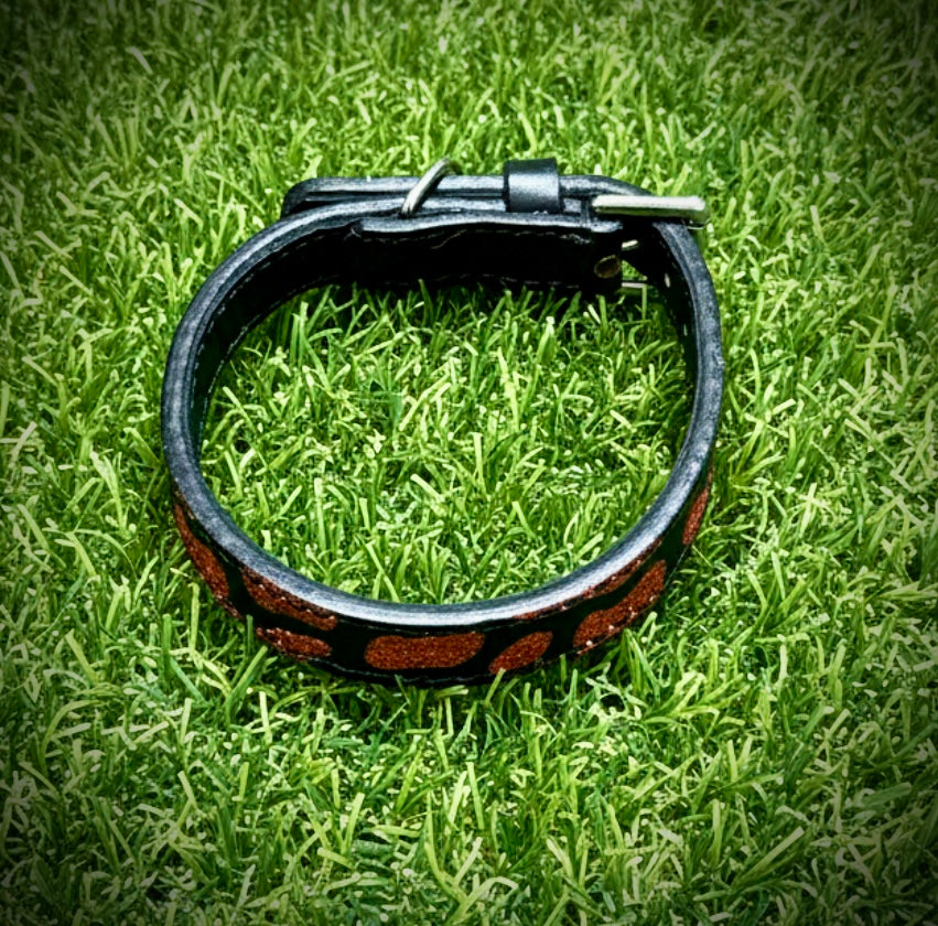 Orange glitter patch 10.5-12.5” neck