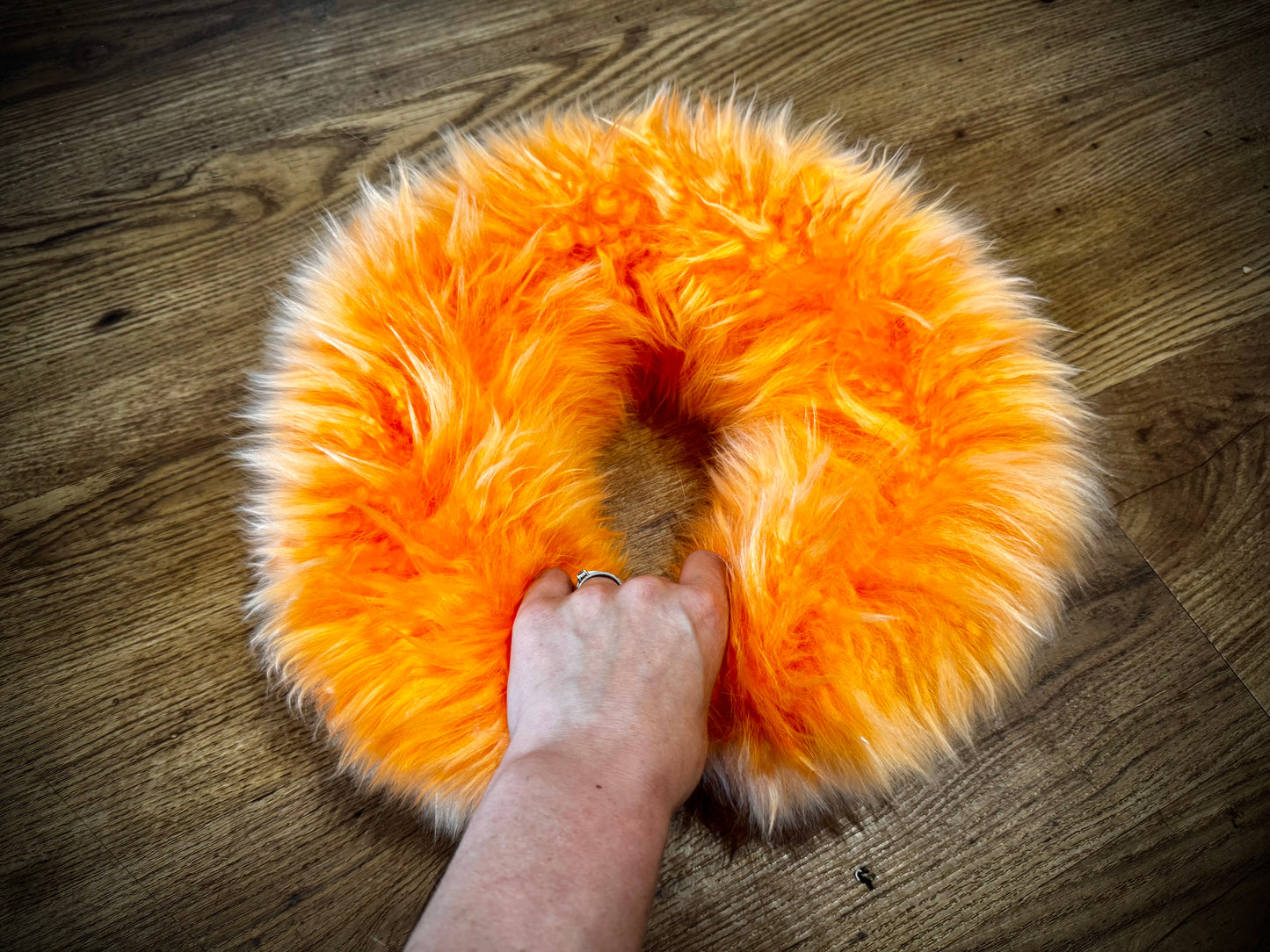 Infinity Sheepskin Ring 9”
