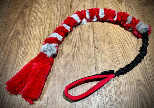 Slimline rabbit minky Plait (Natural Grey Rabbit)