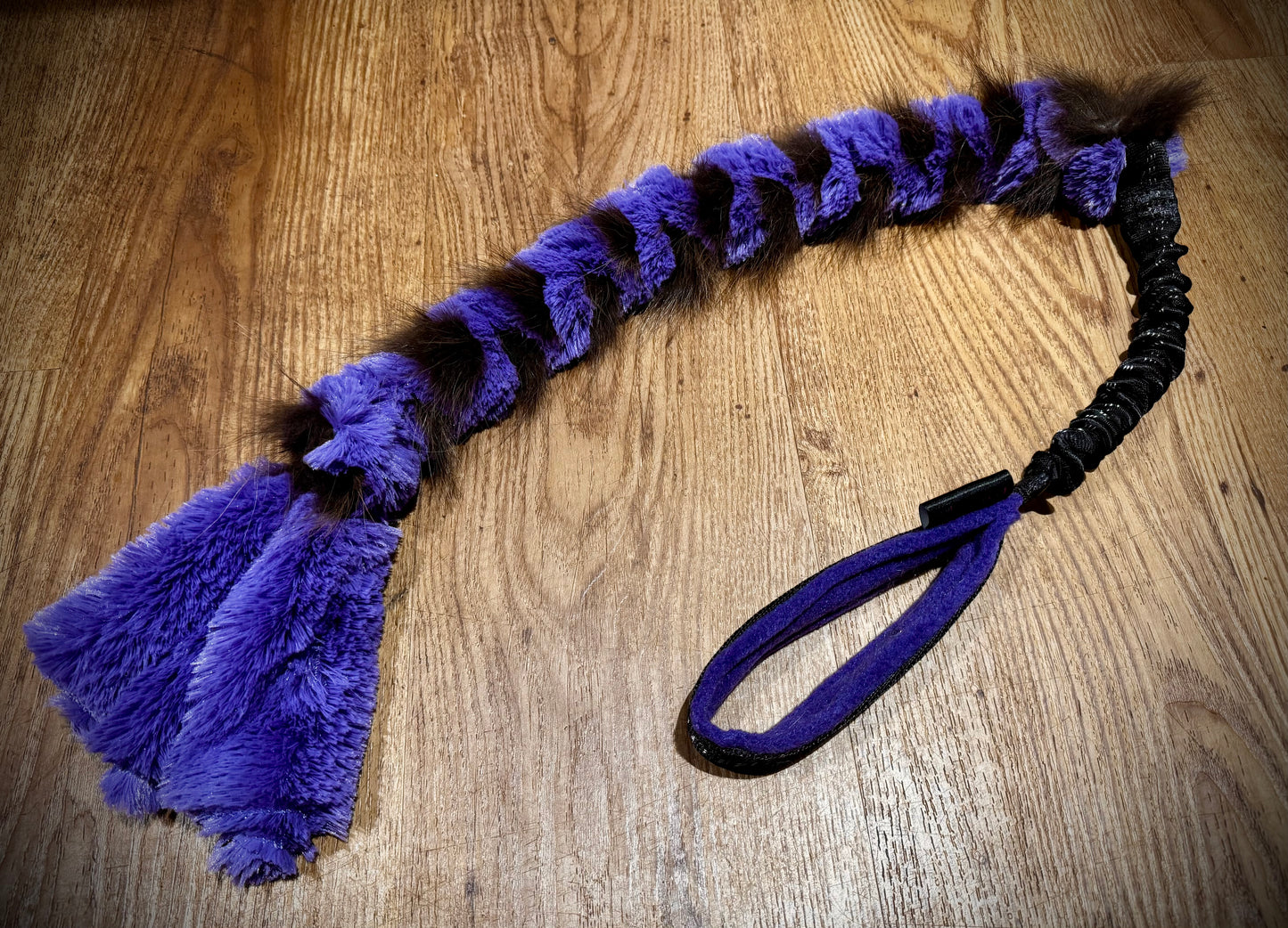 Slimline Raccoon minky Plait