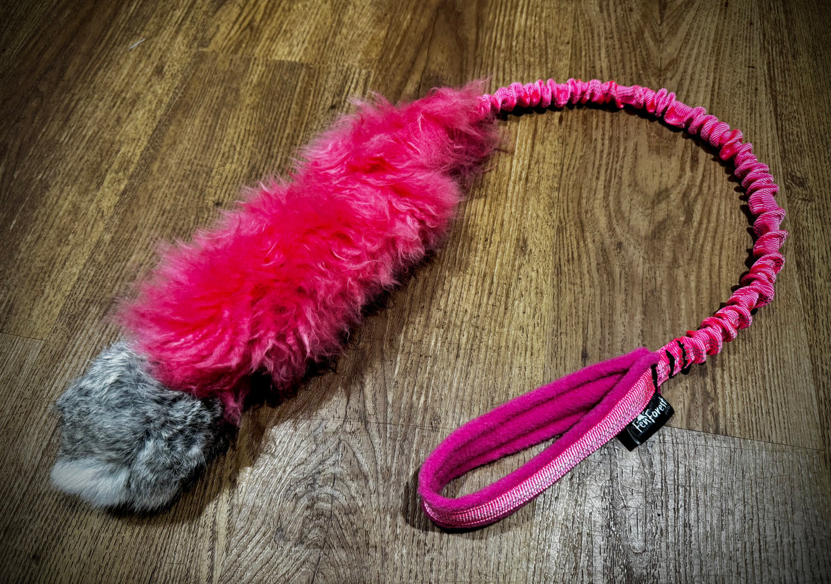 Sheepskin Bunny Ball Bungee Chaser
