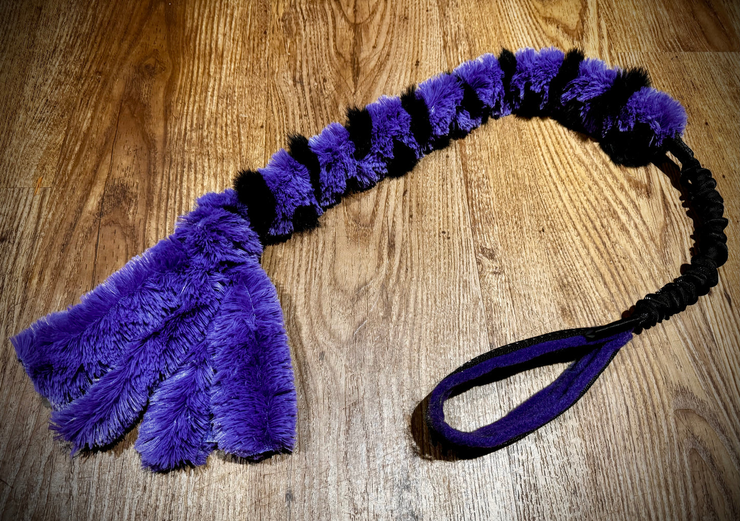 Slimline rabbit minky Plait (BLACK Rabbit)