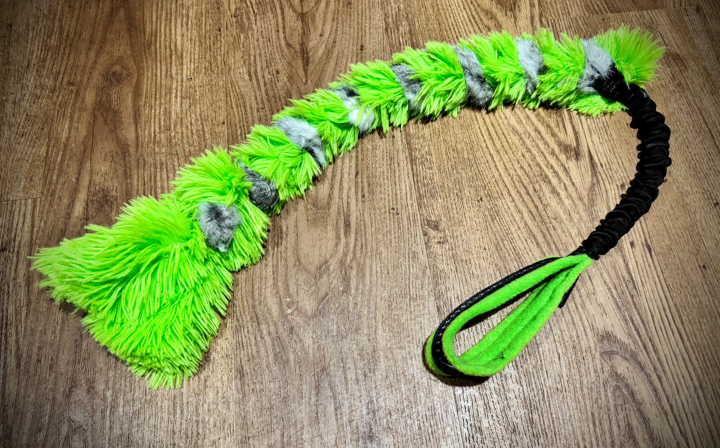 Slimline rabbit minky Plait (Natural Grey Rabbit)