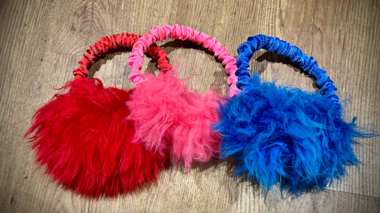 6” diameter sheepskin Ring Bungee