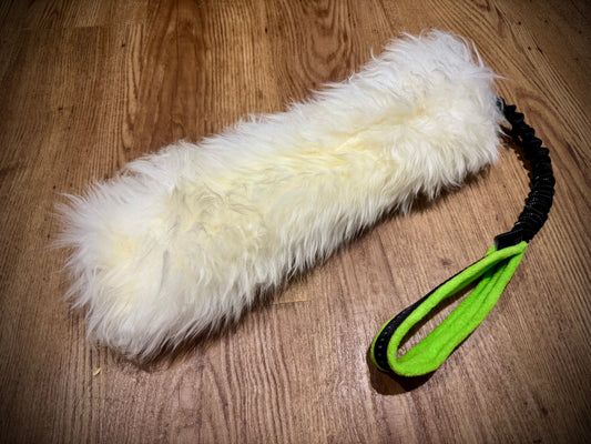 The Mega Baa (white & lime handle)